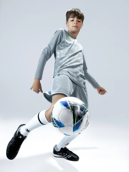 Детская вратарская форма KELME Long Sleeve Goalkeeper Suit Grey