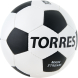 Мяч футб. TORRES Main Stream, F30185, р.5, 32 пан. ПУ, 4 под. слоя, руч. сшивка, бело-черный