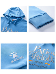 Худи KELME Hooded Sweater Light Blue