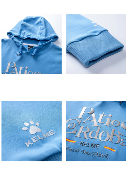 Худи KELME Hooded Sweater Light Blue