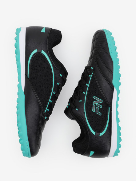Детские шиповки FN Core  Kid (TF) (Black/Teal)