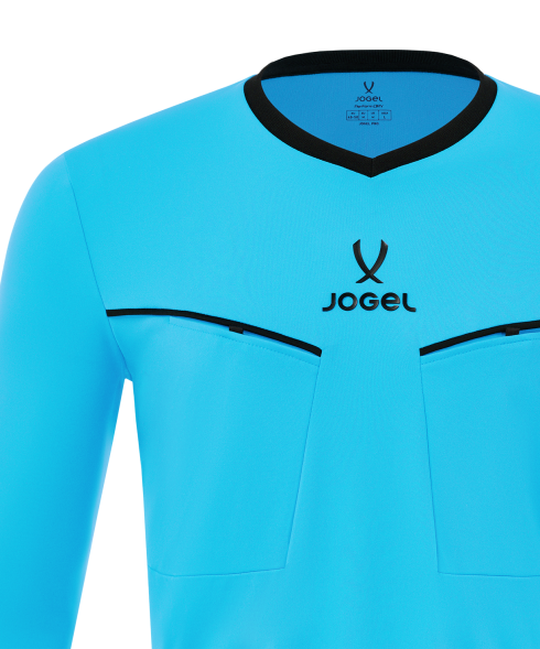 Лонгслив судейский JOGEL DIVISION PerFormDRY Referee LS Tee 2.0, голубой
