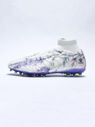 Бутсы KELME Men's Soccer Shoes (MG) (White/Violet)