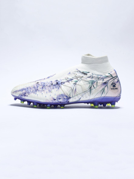 Бутсы KELME Men's Soccer Shoes (MG) (White/Violet)