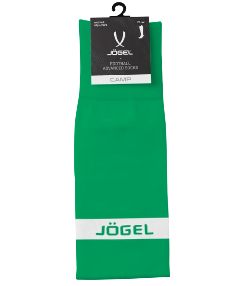 Гетры футбольные JOGEL CAMP ADVANCED SOCKS, зеленый/белый