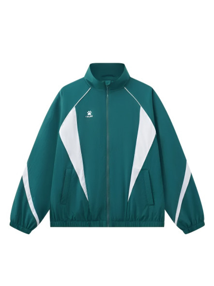 Женская демисезонная куртка KELME Woven Jacket (stand Collar) Green