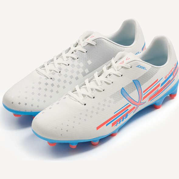 Бутсы футбольные JOGEL Evofly FG Talant White/blue