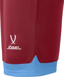 Шорты игровые JOGEL DIVISION PerFormDRY Union Shorts, гранатовый/голубой/белый