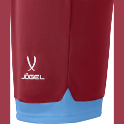 Шорты игровые JÖGEL DIVISION PerFormDRY Union Shorts, гранатовый/голубой/белый