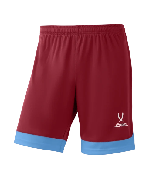 Шорты игровые JOGEL DIVISION PerFormDRY Union Shorts, гранатовый/голубой/белый