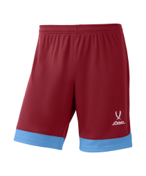Шорты игровые JOGEL DIVISION PerFormDRY Union Shorts, гранатовый/голубой/белый