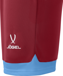 Шорты игровые JOGEL DIVISION PerFormDRY Union Shorts, гранатовый/голубой/белый