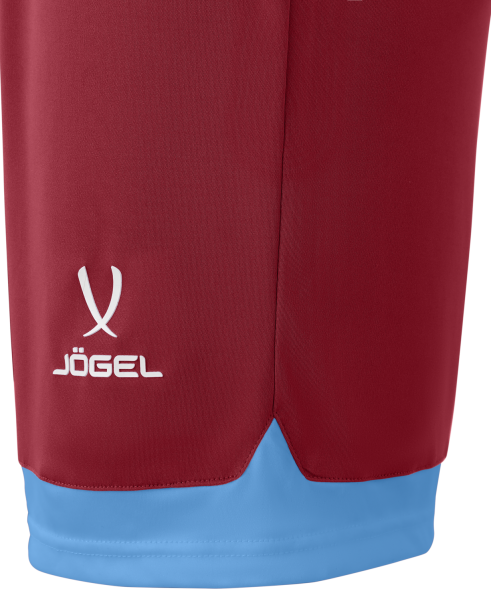 Шорты игровые JOGEL DIVISION PerFormDRY Union Shorts, гранатовый/голубой/белый