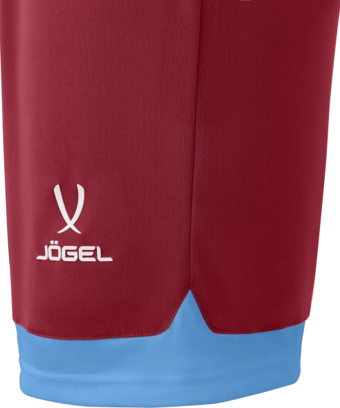 Шорты игровые JOGEL DIVISION PerFormDRY Union Shorts, гранатовый/голубой/белый