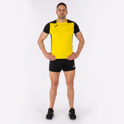 Футболка с коротким рукавом RECORD II Желтый-черный