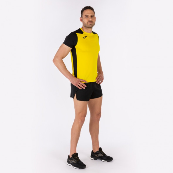 Футболка с коротким рукавом RECORD II Желтый-черный