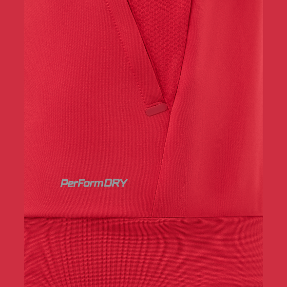 Джемпер тренировочный на молнии JOGEL PREMIER PerFormDRY Training FZ Jacket, красный