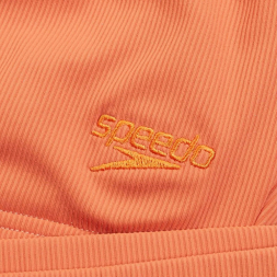 Купальник SPEEDO Textured Deep U-Back Bikinis,8-00387516588, размер 36, российский размер 48, оранжевый