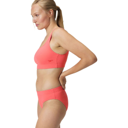 Купальник SPEEDO Textured Deep U-Back Bikinis,8-00387516588, размер 36, российский размер 48, оранжевый