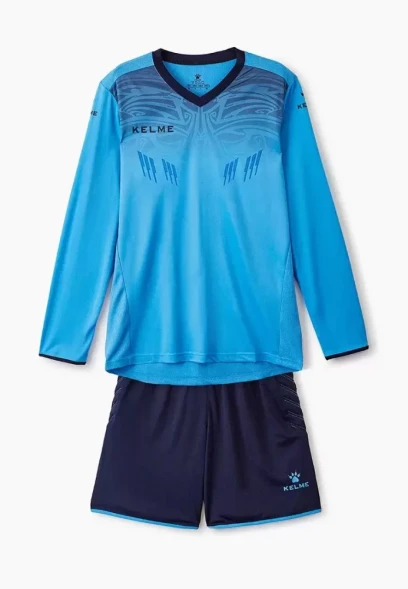 Вратарская форма KELME Goalkeeper L/S Suit (Light Blue/Black)