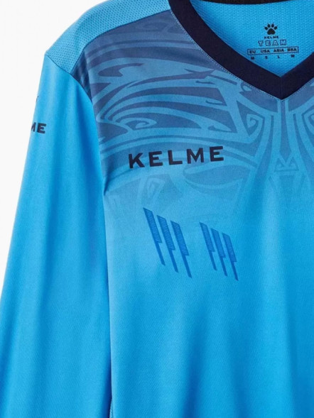 Вратарская форма KELME Goalkeeper L/S Suit (Light Blue/Black)