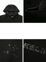 Худи KELME Fleece Hooded Sweatshirt Black