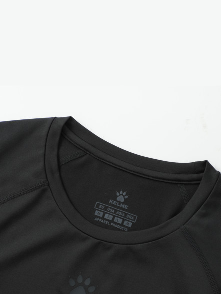 Термобелье (верх) KELME Short Sleeve Tights Black