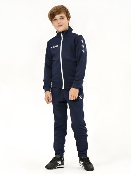 Детский спортивный костюм KELME Tracksuit Dark Blue