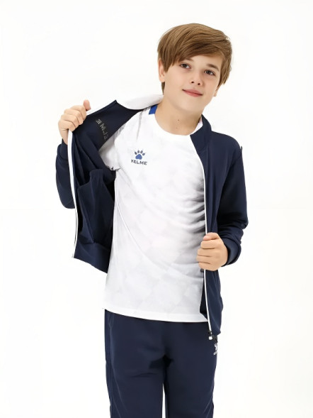 Детский спортивный костюм KELME Tracksuit Dark Blue