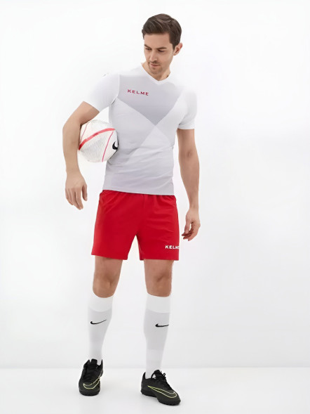 Футбольная форма KELME Short Sleeve Football (White/Red)
