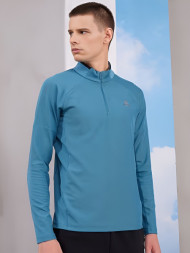 Олимпийка KELME Half Open Long Sleeve T-Shirt Light Blue