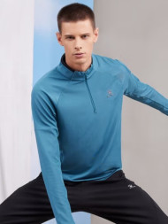 Олимпийка KELME Half Open Long Sleeve T-Shirt Light Blue