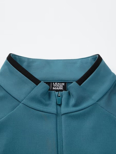 Олимпийка KELME Half Open Long Sleeve T-Shirt Light Blue