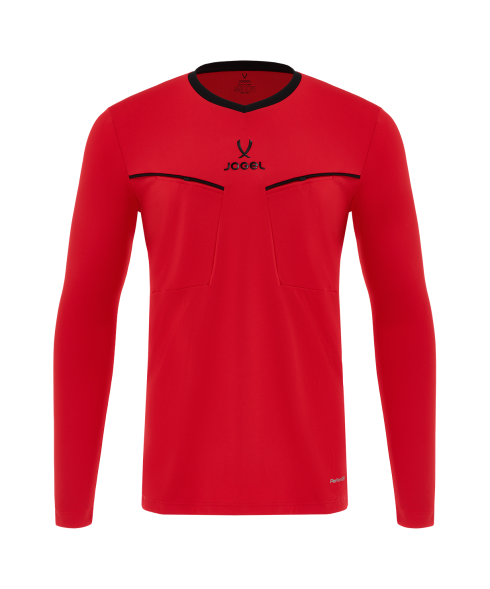 Лонгслив судейский JOGEL DIVISION PerFormDRY Referee LS Tee 2.0, красный