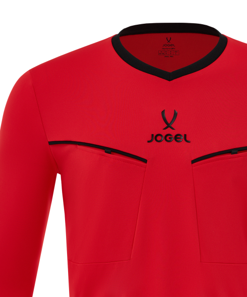 Лонгслив судейский JOGEL DIVISION PerFormDRY Referee LS Tee 2.0, красный