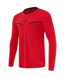 Лонгслив судейский JOGEL DIVISION PerFormDRY Referee LS Tee 2.0, красный