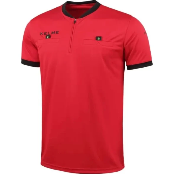 Судейская форма KELME Short Sleeve Refree Set (Red/Black)