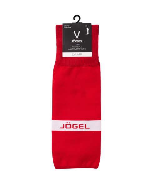 Гетры футбольные JOGEL CAMP ADVANCED SOCKS, красный/белый