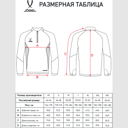 Джемпер тренировочный JÖGEL PREMIER PerFormDRY Training 1/4 Zip Top, черный