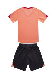 Детская футбольная форма KELME Short Sleeve Football Uniform (Pink/Black)