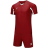Футбольная форма KELME Football Suit (Red/White)