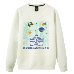 Свитшот KELME Men's Round Neck Sweater White