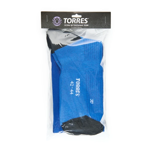 Гетры футб.TORRES Sport Team, FS1108-01-25-27, р.25-27, БЕЛ, хлопок, полиэстер, эластан