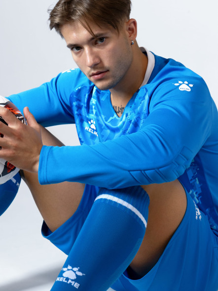 Вратарская форма KELME Long Sleeve Goalkeeper Suit Light Blue