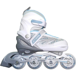 Раздвижные роликовые коньки для детей гол/бел/сер, Alu, Abec5, Размер, 27-30, AJIS-05 Girl comp-5