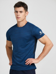 Футболка KELME Round Neck T-Shirt Dark Blue