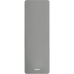 Коврик для йоги TORRES SOFT, YL10108, NBR(синт.каучук), толщина 0,8 см, серый