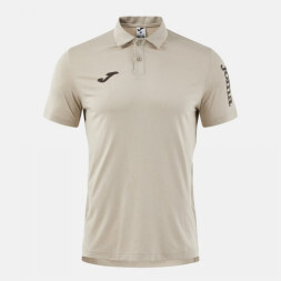 ПОЛО С КОРОТКИМ РУКАВОМ INVICTUS БЕЖЕВЫЙ