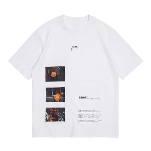 Футболка KELME Round Neck Short Sleeve T-Shirt White