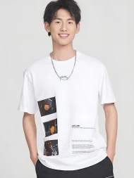 Футболка KELME Round Neck Short Sleeve T-Shirt White